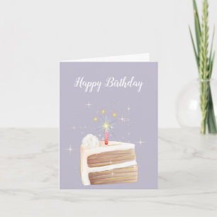 A Slice Of Cake Birthday Card