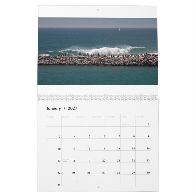 A Slice of Orange 2015 Calendar (Jan 2027)