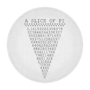 A Slice of Pi Graphic Cutting Board