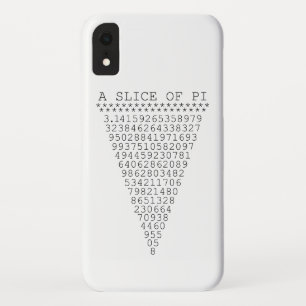 A Slice of Pi Presentation iPhone XR Case