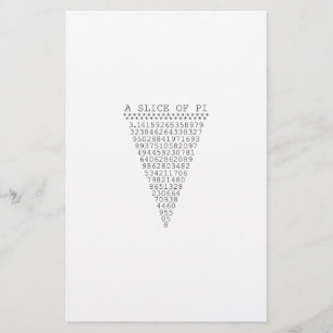A Slice of Pi Presentation Stationery