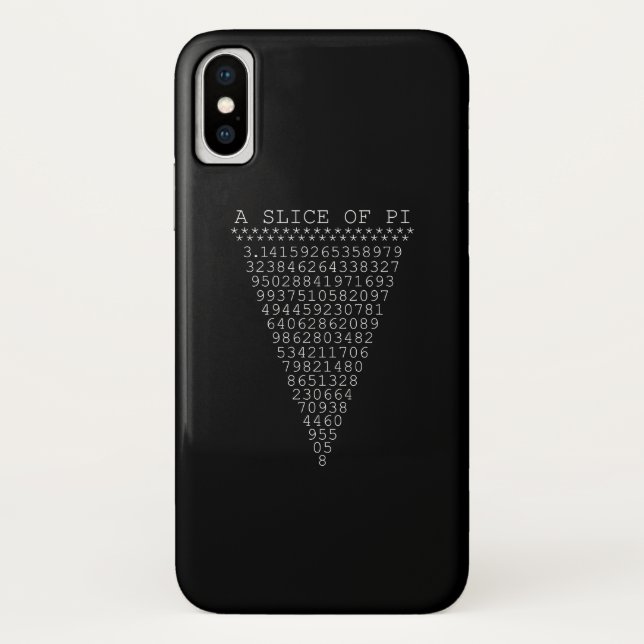 A Slice of Pi Triangle Case-Mate iPhone Case (Back)