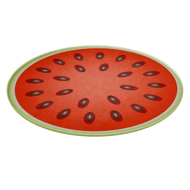 A Slice of Red Watermelon Cutting Board (Corner)