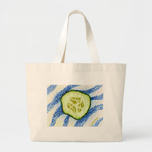 A Slice of Summer Large Tote Bag