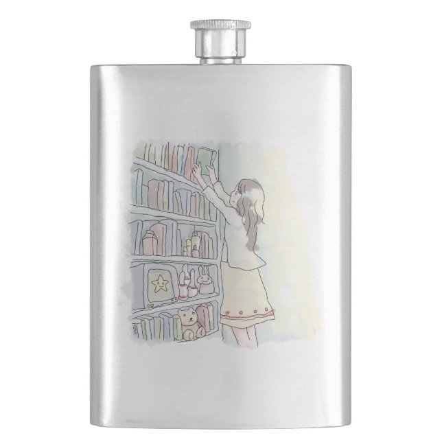 a slip of the rope hip flask (Front)