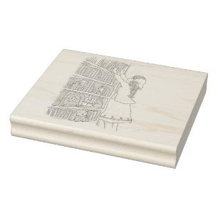 a slip of the rope rubber stamp