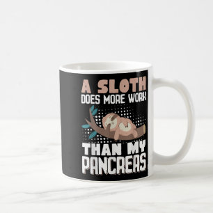A Sloth Does More Work Than My Pancreas _2 Coffee Mug