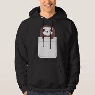 A Sloth In A Pocket Hoodie