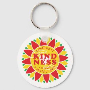 A small act of kindness can make a world of good! key ring