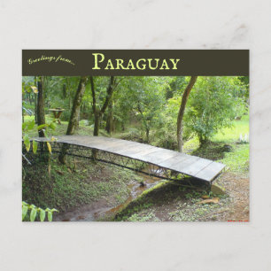 A Small Bridge in Hohenau Paraguay Postcard