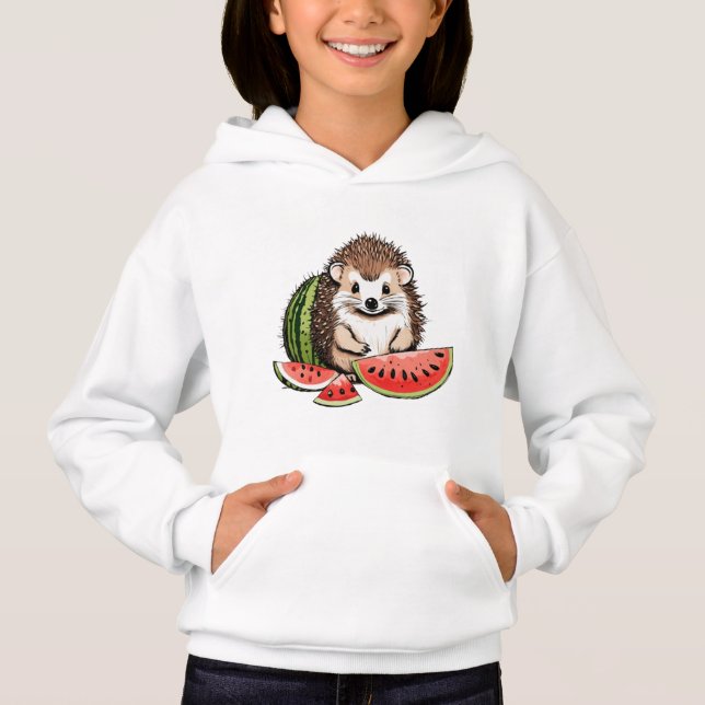 a_small_hedgehog_ kids t- shart (Front)