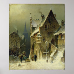 A Small Town in the Rhine Poster