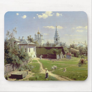 A Small Yard in Moscow, 1878 Mouse Mat