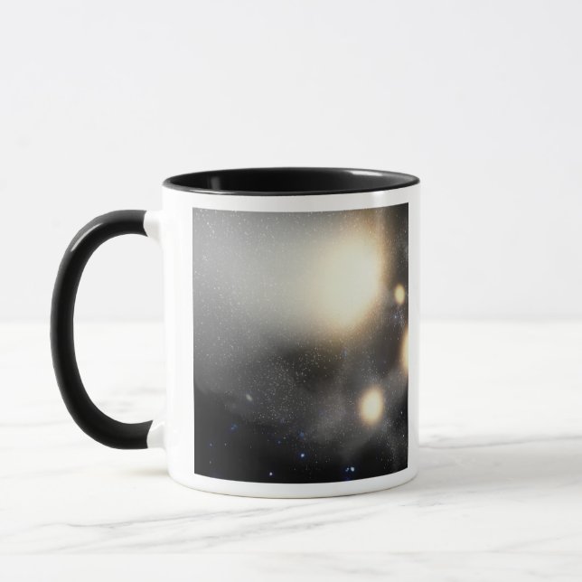 A smash-up of galaxies mug (Left)