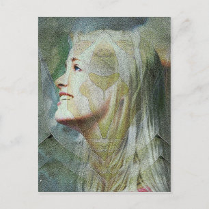 A smile can change the world postcard