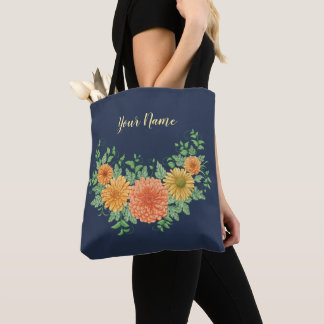 A Smile in Flowers Tote Bag