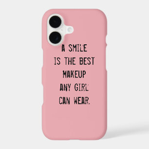 A smile is the best Makeup any girl can wear.