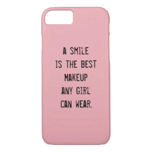 A smile is the best Makeup any girl can wear. iPhone 8/7 Case