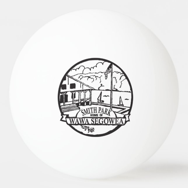 A Smith Park ping pong ball! Ping Pong Ball (Back)
