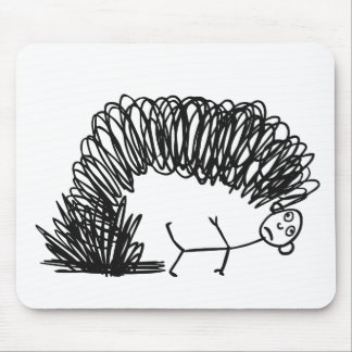 A smokey drawing mouse mat