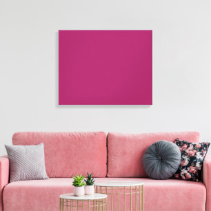 A smooth purple background with a sharp white bord canvas print