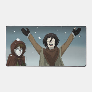 A Snow Day Desk Mat