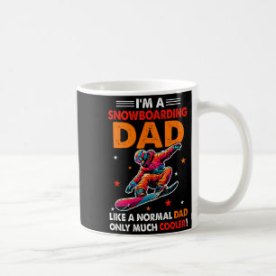 A Snowboarding Dad Definition Much Cooler Funny Fa Coffee Mug
