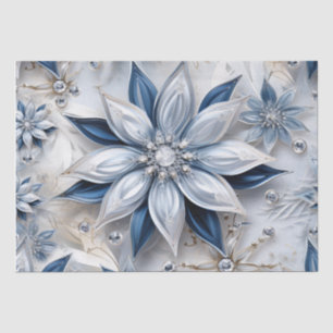 A snowflake winter event decor tissue paper