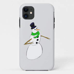 a snowman   iPhone 11 case