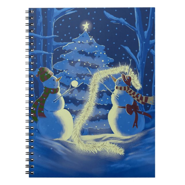 A Snowman Christmas Notebook (Front)