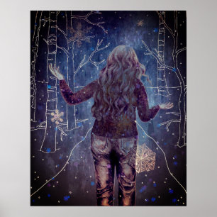 A Snowy Night Poster