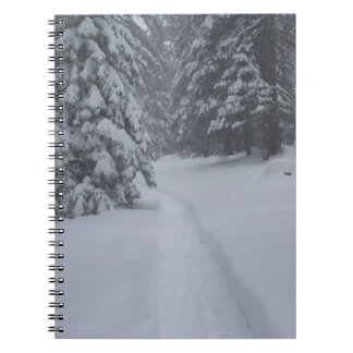 A Snowy Path Notebook