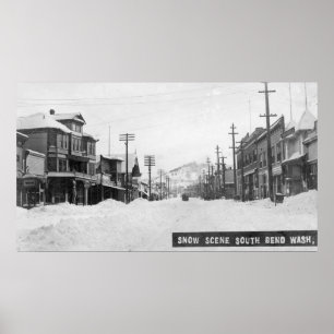 A Snowy Scene Poster