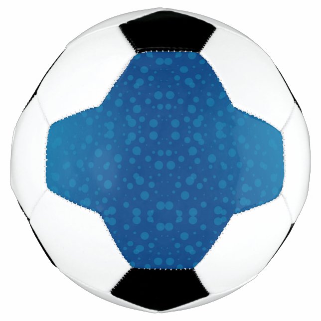 A soccer ball design with black and white (Front)