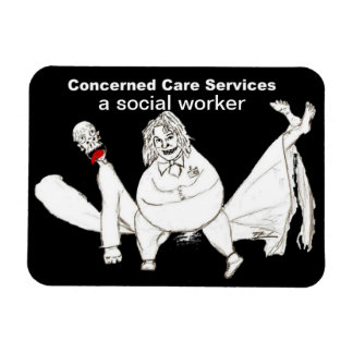 A Social Worker fridge magnet