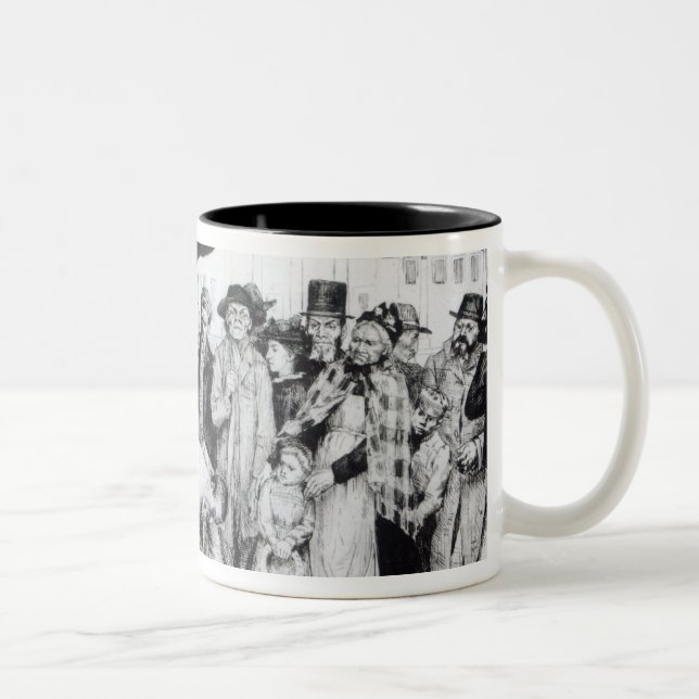 A Socialist Speaker, engraved by W.Strong, 1891 Two-Tone Coffee Mug (Right)