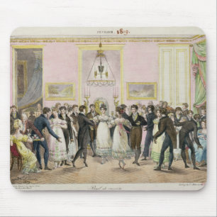 A Society Ball, engraved by Charles Etienne Mouse Mat