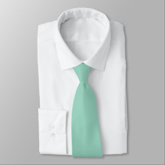 A soft mint muted solid colour. tie