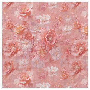A soft, pinkish-orange hue called Peach Fuzz Fabric