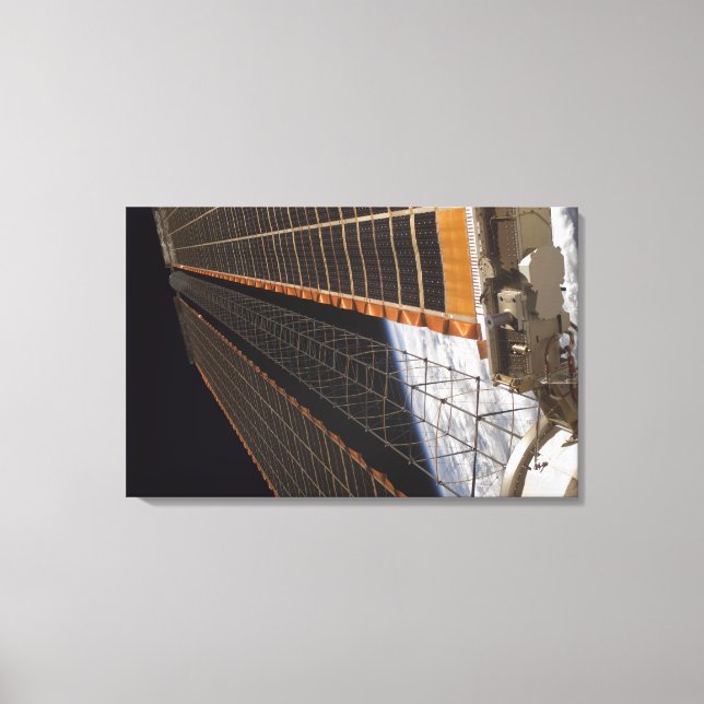 A solar array wing canvas print (Front)