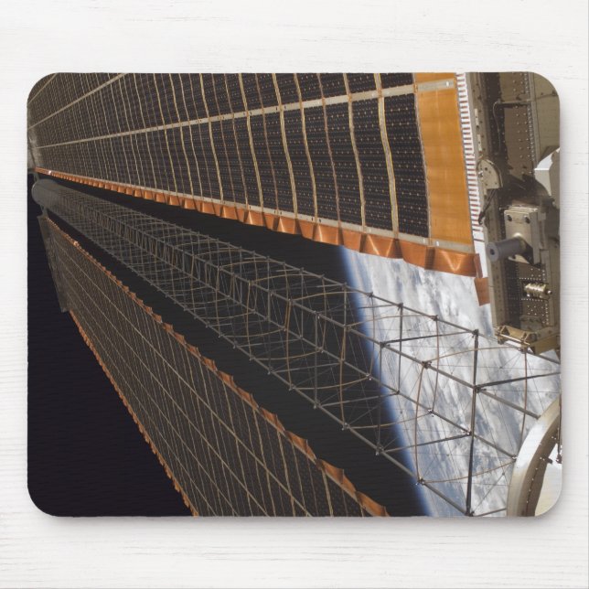 A solar array wing mouse mat (Front)