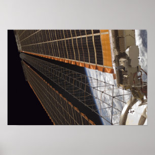 A solar array wing poster