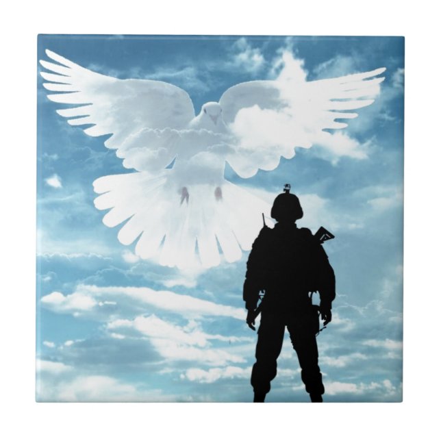 A Soldier For Peace Tile (Front)
