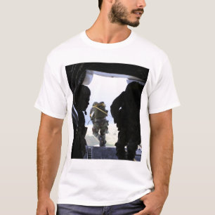 A Soldier performs a static-line jump T-Shirt