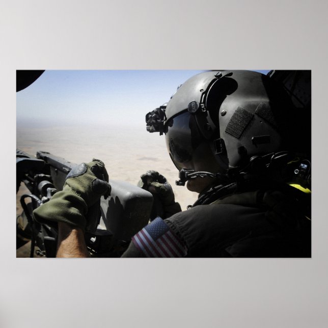 A soldier provides security poster (Front)