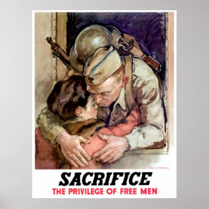 A Soldier's Farewell Poster