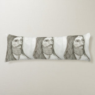 A Solemn Jesus Body Cushion