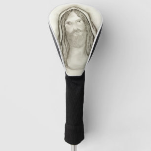 A Solemn Jesus Golf Head Cover