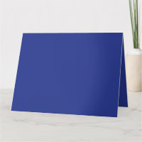 A solid blue background with no other visible elem