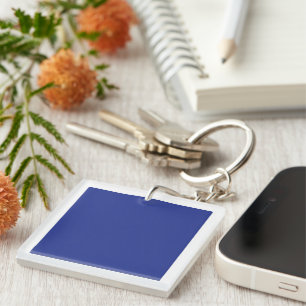 A solid blue background with no other visible elem key ring
